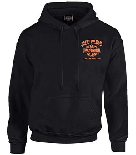 Amazon.com: Harley-Davidson® Men's Bar & Shield Pullover Hooded